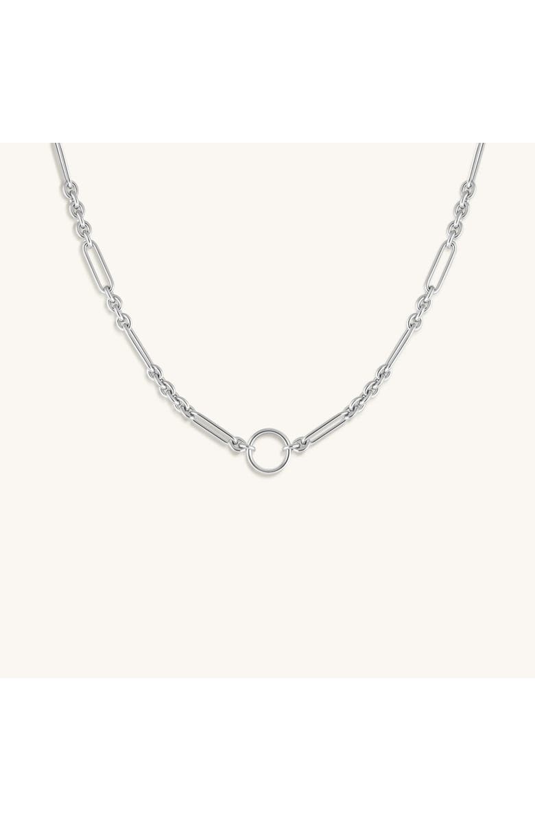 Karma and Luck Sterling Silver Chain Necklace Celestial Ties, Main, color, 