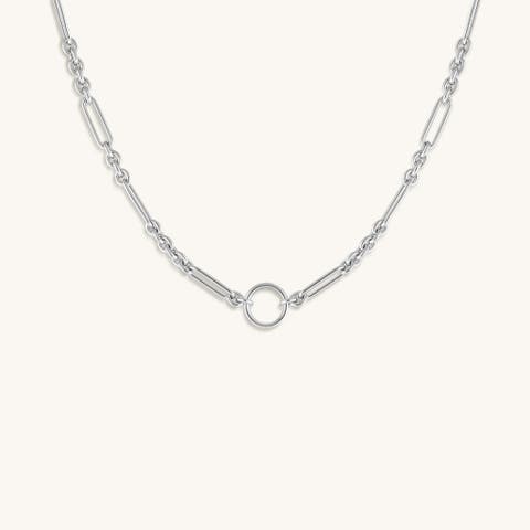 Sterling Silver Chain Necklace Celestial Ties