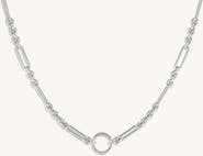 Karma and Luck Sterling Silver Women's Chain Necklace - Celestial Ties