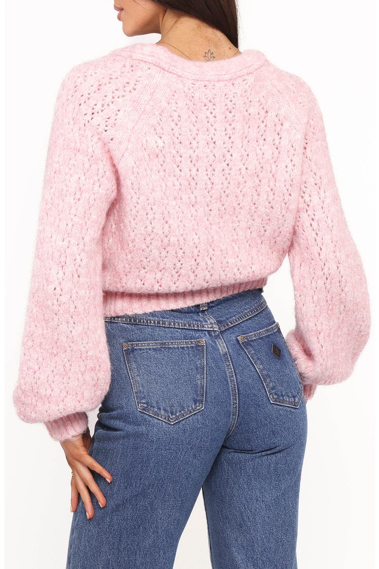 Etta Wrap Cardigan, Alternate, color, PINK
