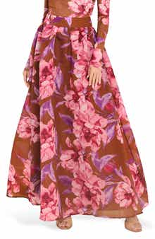 Print Maxi Skirt
