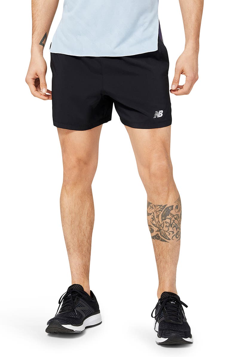 New Balance Accelerate Athletic Shorts, Main, color,