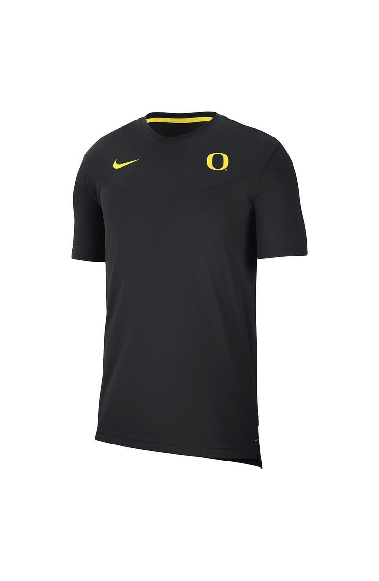 Nike Men's Nike Black Oregon Ducks 2022 Coaches UV Performance T-Shirt, Alternate, color, 
