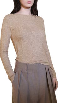 MANGO Pointelle Long Sleeve T-Shirt