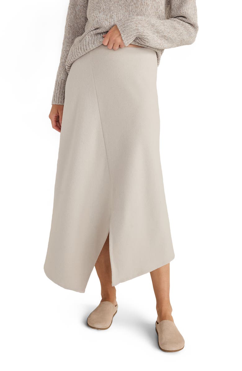 Haven Well Within Wool Blend Split Hem Skirt, Main, color, Frost