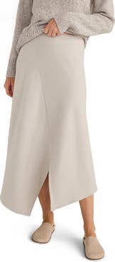 Haven Well Within Wool Blend Split Hem Skirt
