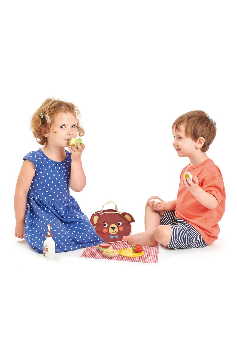 Little Bear's Picnic Playset, Alternate, color, BROWN