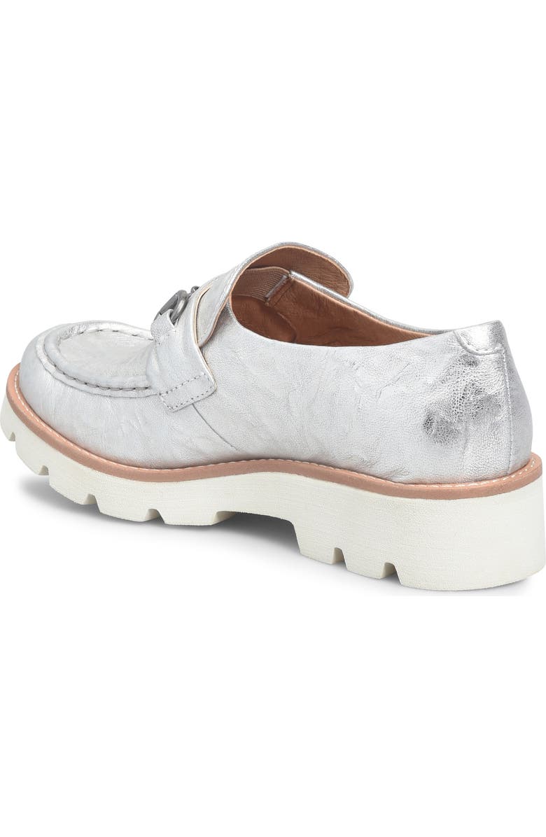 Söfft Prewitt Horsebit Loafer, Alternate, color, Silver