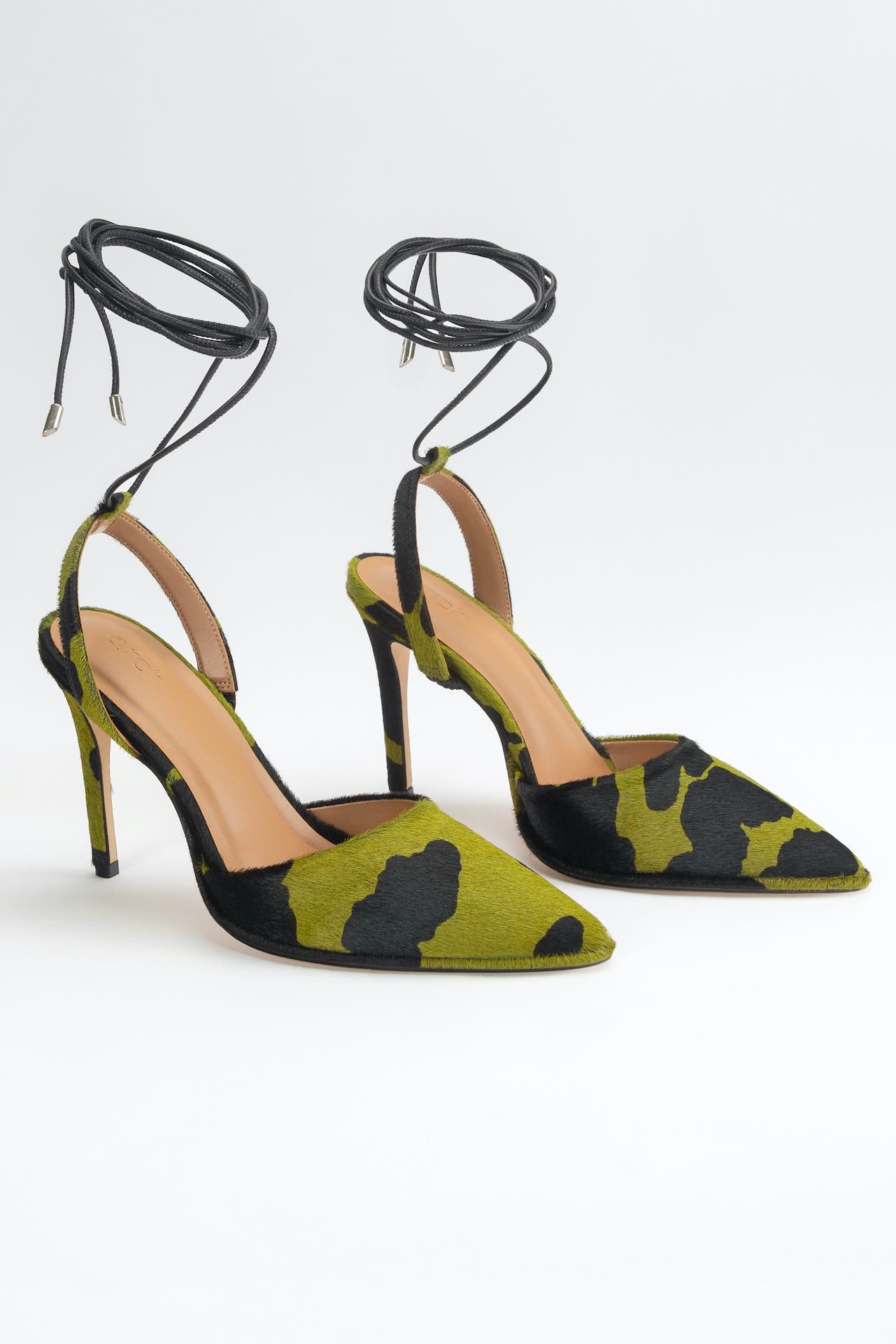 ARCH NYC A-line Lace Up, Alternate, color, Dark Green