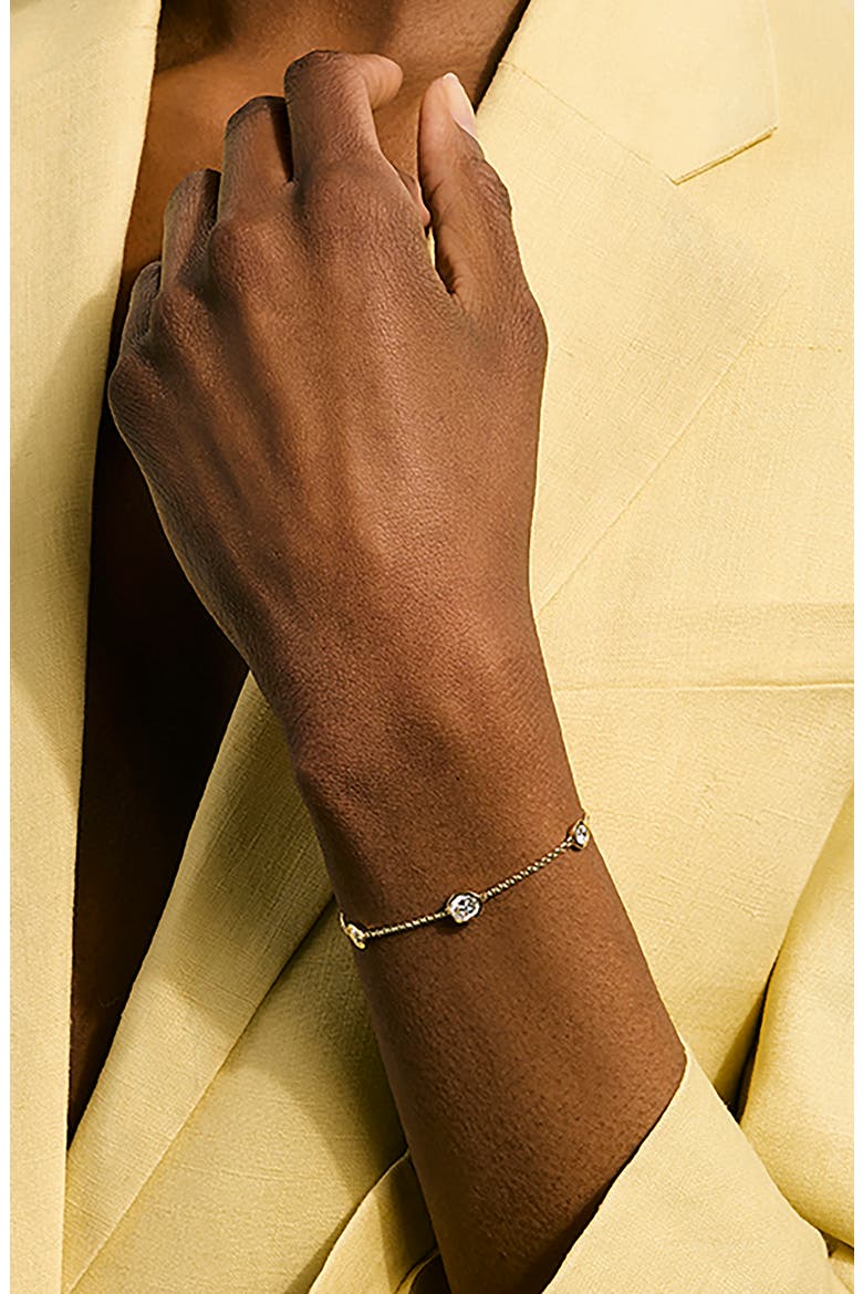 JH Lovestruck™ Station Bracelet, 14K Gold, Lab-Grown Diamonds, 1.45TCW, Alternate, color, GOLD