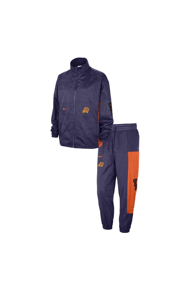 Nike Men's Nike Black Phoenix Suns 2023/24 City Edition Courtside Starting Five Full-Zip Jacket & Pants Set, Main, color, 