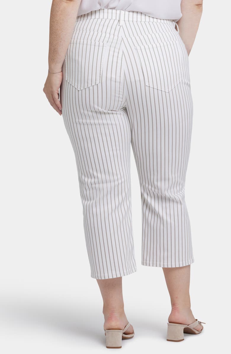 NYDJ Joni High Waist Capri Jeans, Alternate, color, Beach Cruise Stripe