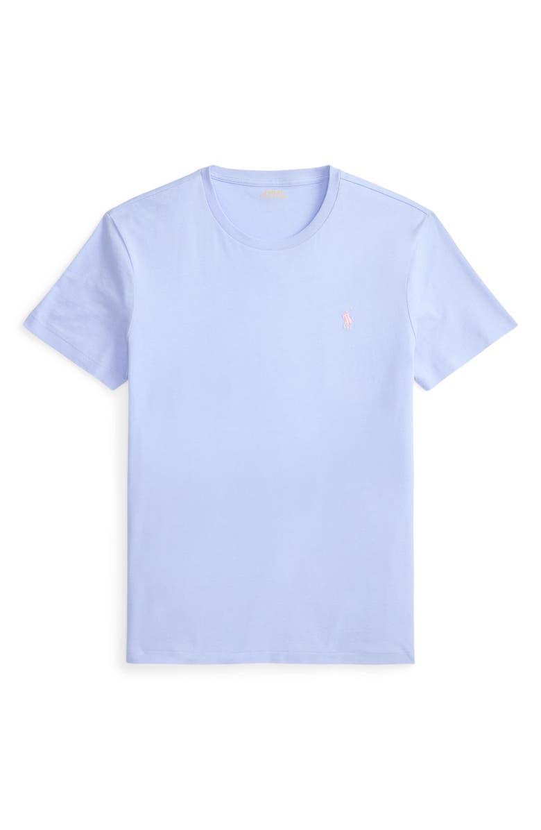 Polo Ralph Lauren Classic Fit Solid Cotton Jersey T-Shirt, Alternate, color, Pebble Blue/ C3115