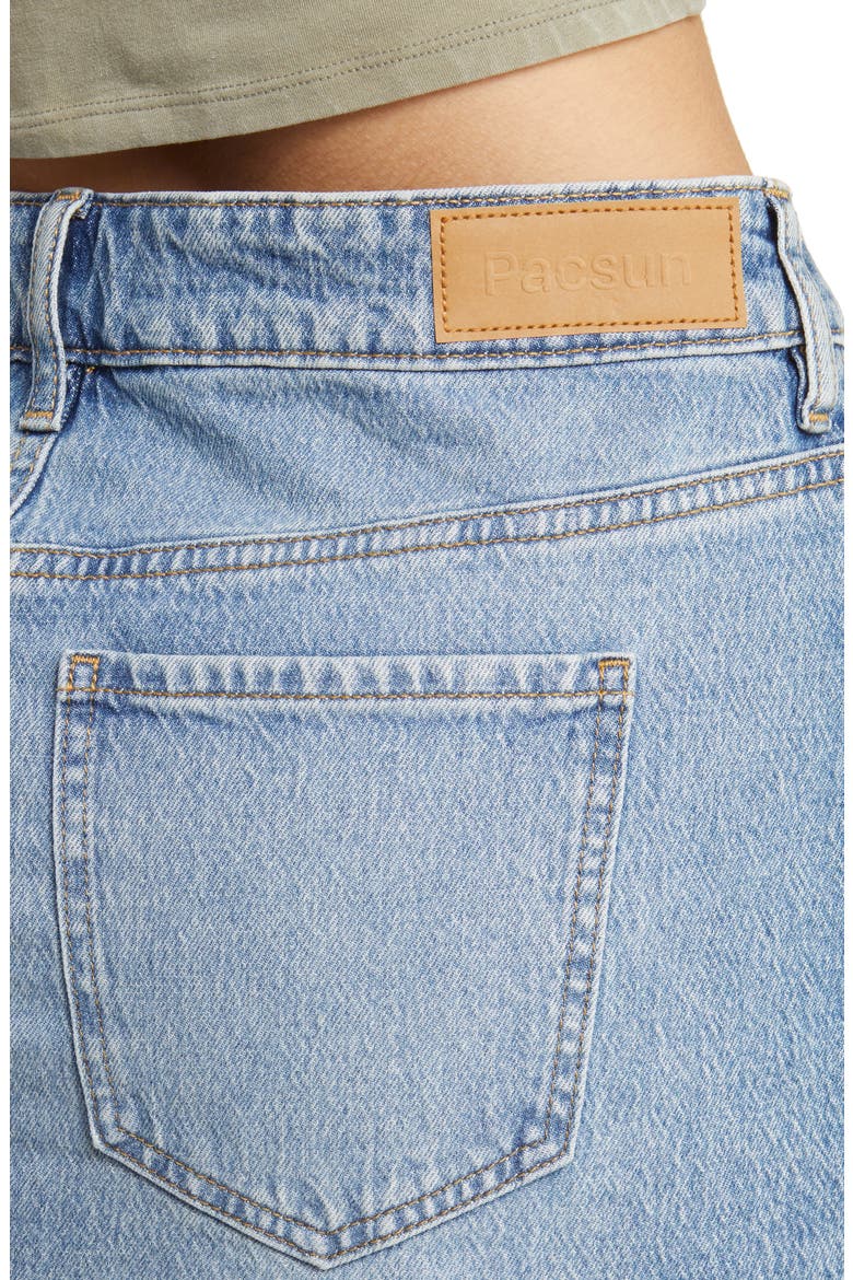 Bella Denim Miniskirt, Alternate, color, BELLA