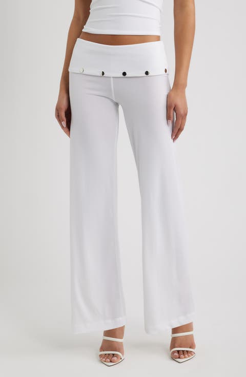 Liza Stud Detail Knit Pants