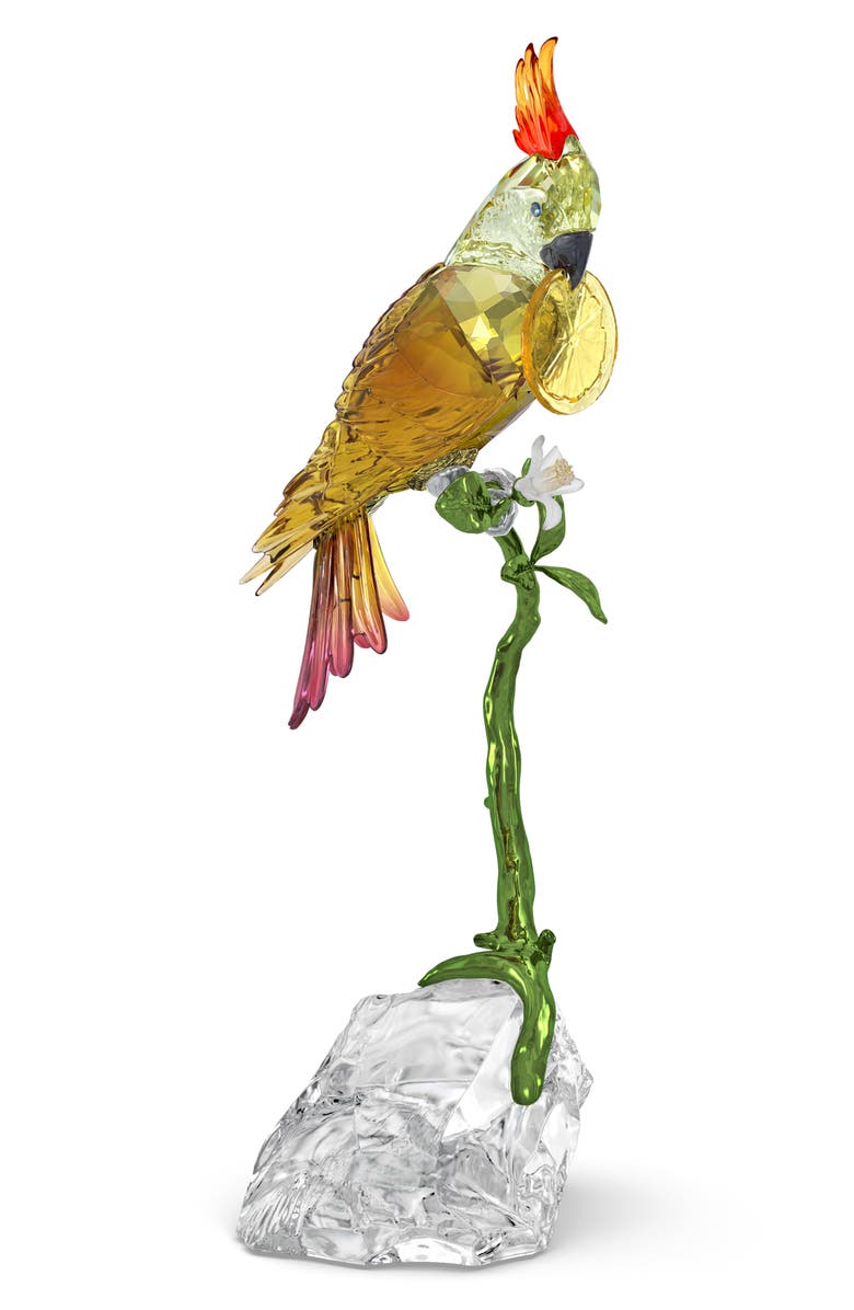 Swarovski Idyllia Cockatoo Crystal Figurine, Alternate, color, Multicolored