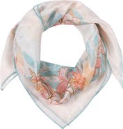 Lauren Ralph Lauren Floral Silk Square Scarf