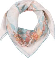 Lauren Ralph Lauren Floral Silk Square Scarf