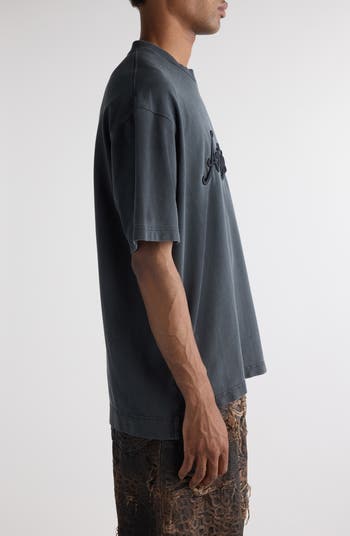 Tourist Logo Embroidered Cotton T-Shirt