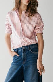MANGO Stripe Shirt