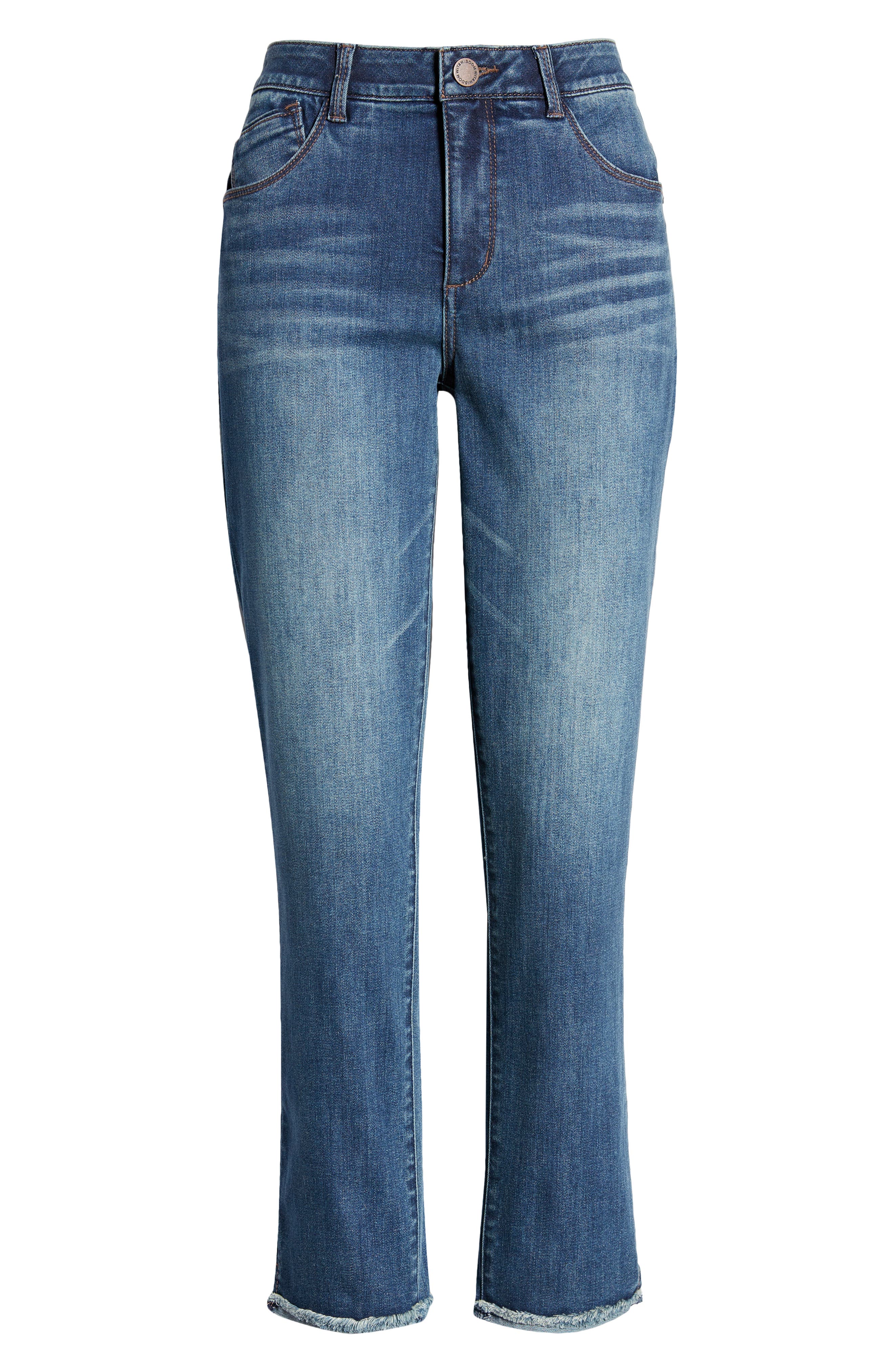 Wit & Wisdom 'Ab'Solution Raw Hem Straight Leg Jeans (Nordstrom ...