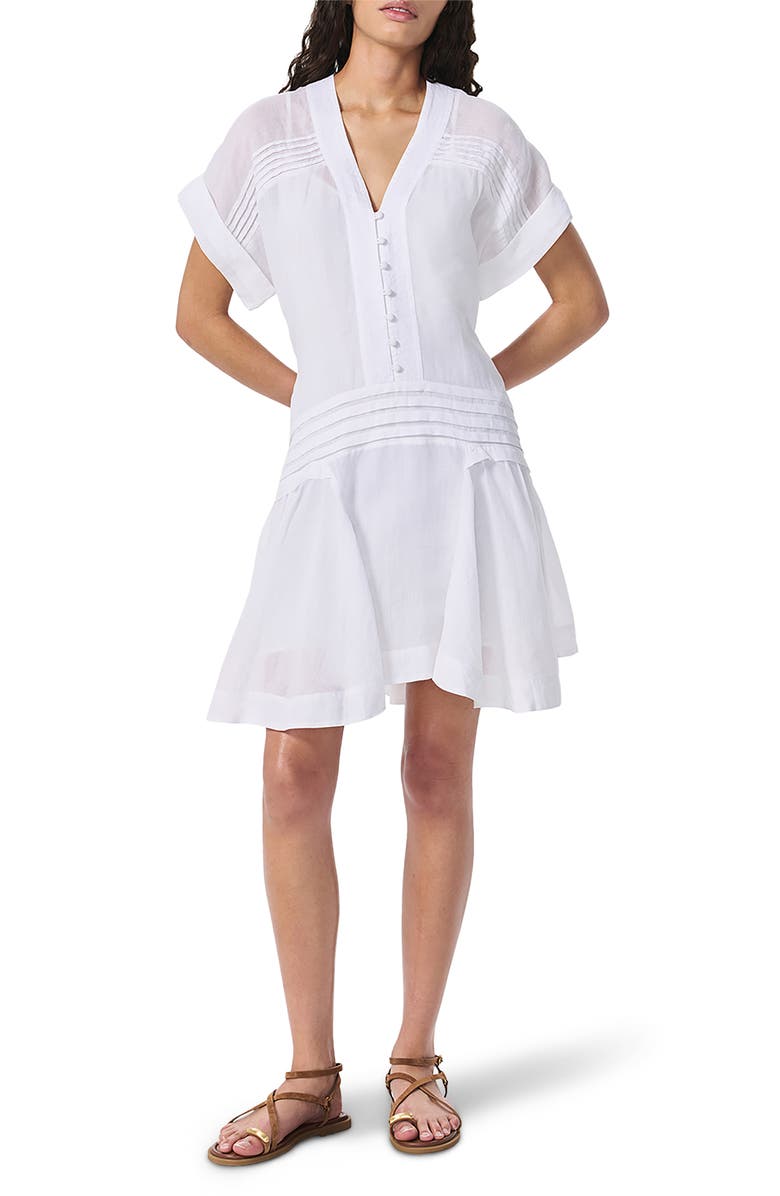 rag & bone Viviana Pintuck Dress, Main, color, 