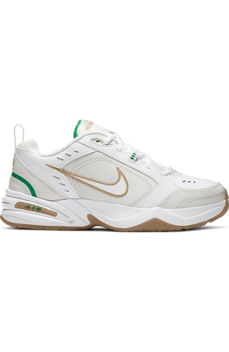 Nike Air Monarch IV Training Sneaker, Alternate, color, White/ Metallic Gold