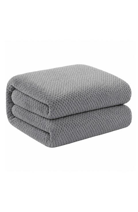 Popcorn Textured Throw Blanket