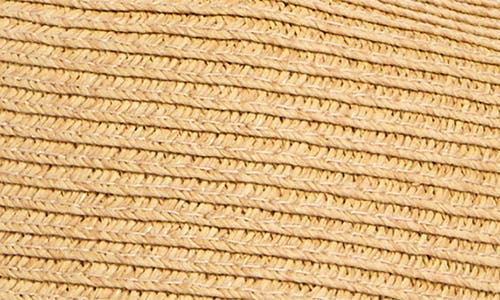 Nine West Split Back Straw Floppy Hat