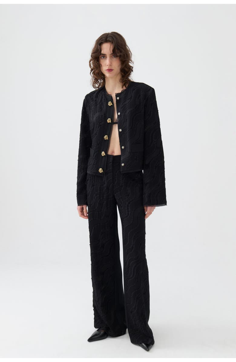 Nocturne Jacquard Wide Leg Pants, Main, color, 