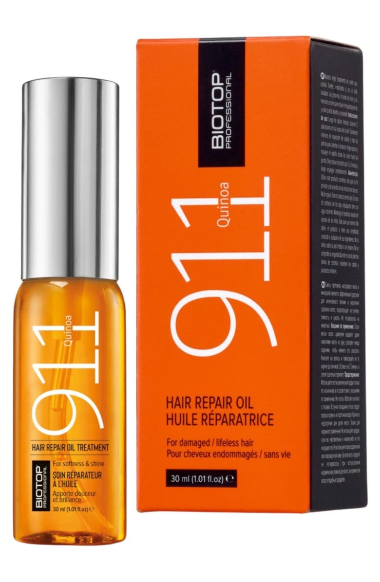 Biotop Professional 911 Quinoa Hair Repair Oil, Main, color, Orange