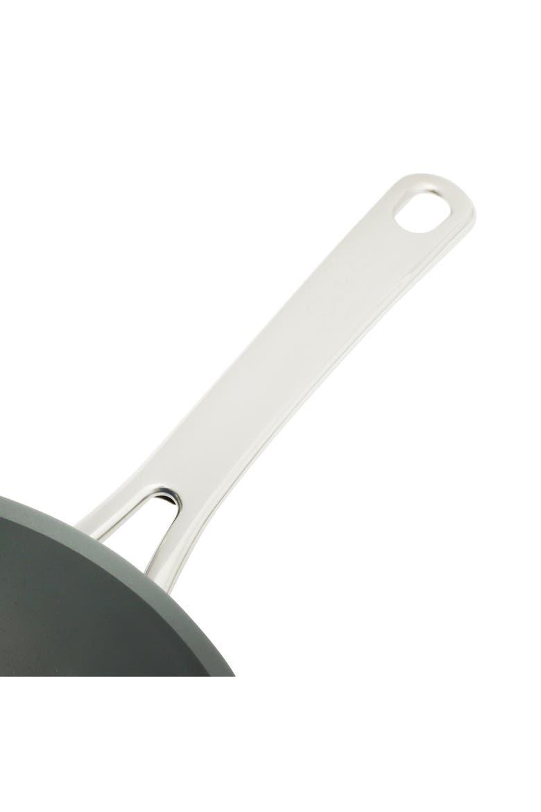 Cool Commune Hard-Anodized Ceramic Nonstick Forged Aluminum Cookware Set with Glass Lids, Alternate, color, Black