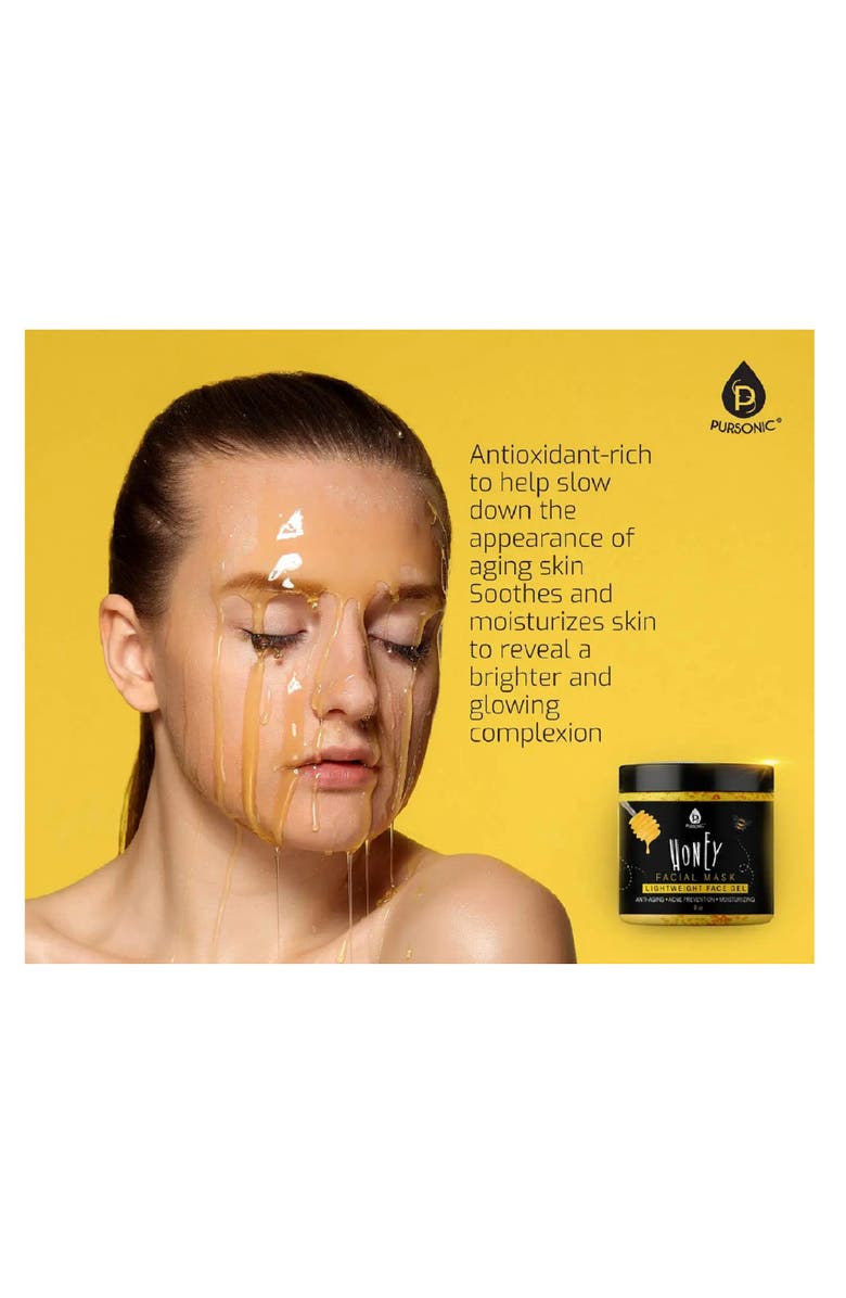 PURSONIC Honey Facial Mask 8 Oz, Alternate, color, 
