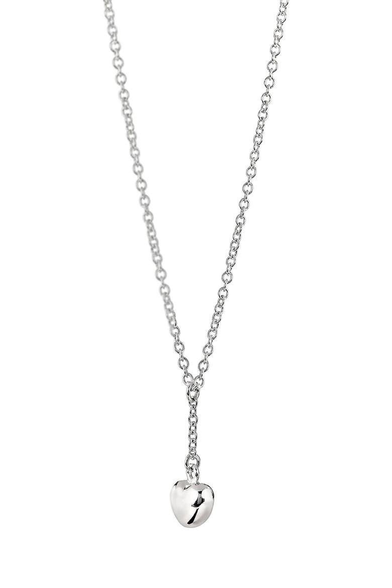 Heart Pendant Y-Necklace, Alternate, color, SILVER