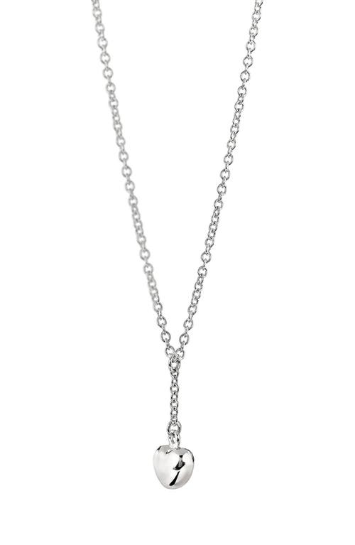 American Exchange Heart Pendant Y-necklace In Metallic