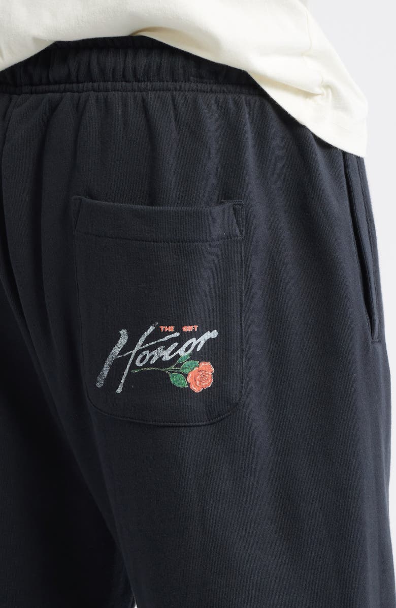 HONOR THE GIFT Honor Rose Sweatpants, Alternate, color, Black