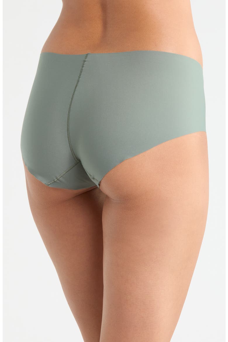 Invisible Edge Hipster Briefs, Alternate, color, GREEN WREATH