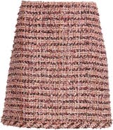 ST. JOHN Metallic Eyelash Tweed Skirt