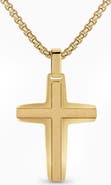 EDFORCE Men's Inlay Cross Necklace