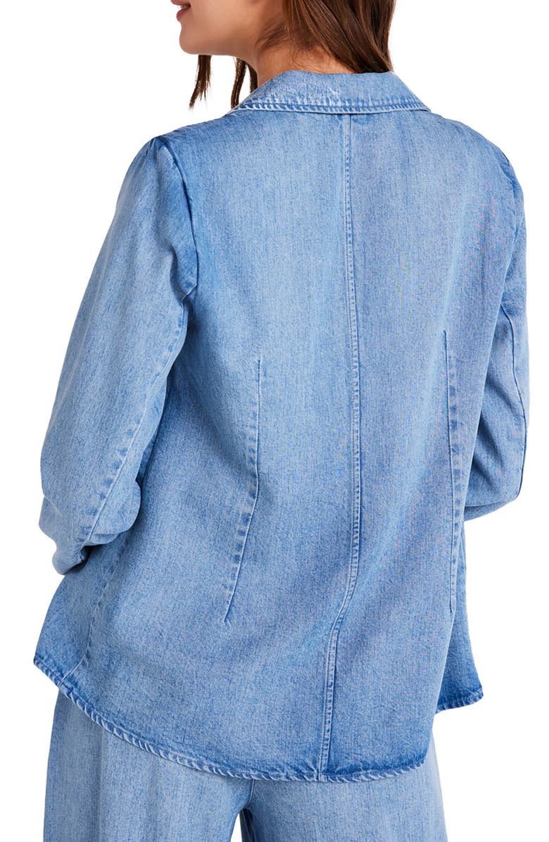 Bella Dahl Jagger One-Button Denim Blazer, Alternate, color, 