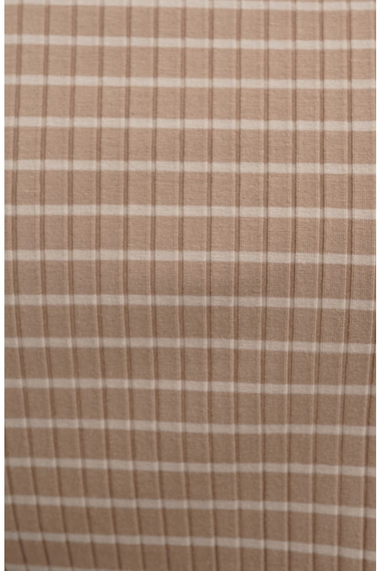 Stripe Rib Button-Up Knit Top, Alternate, color, NOMAD/ PALE FLEX
