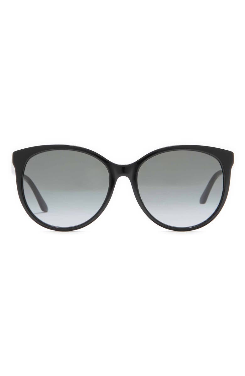 Gucci 56mm Round Sunglasses, Main, color,