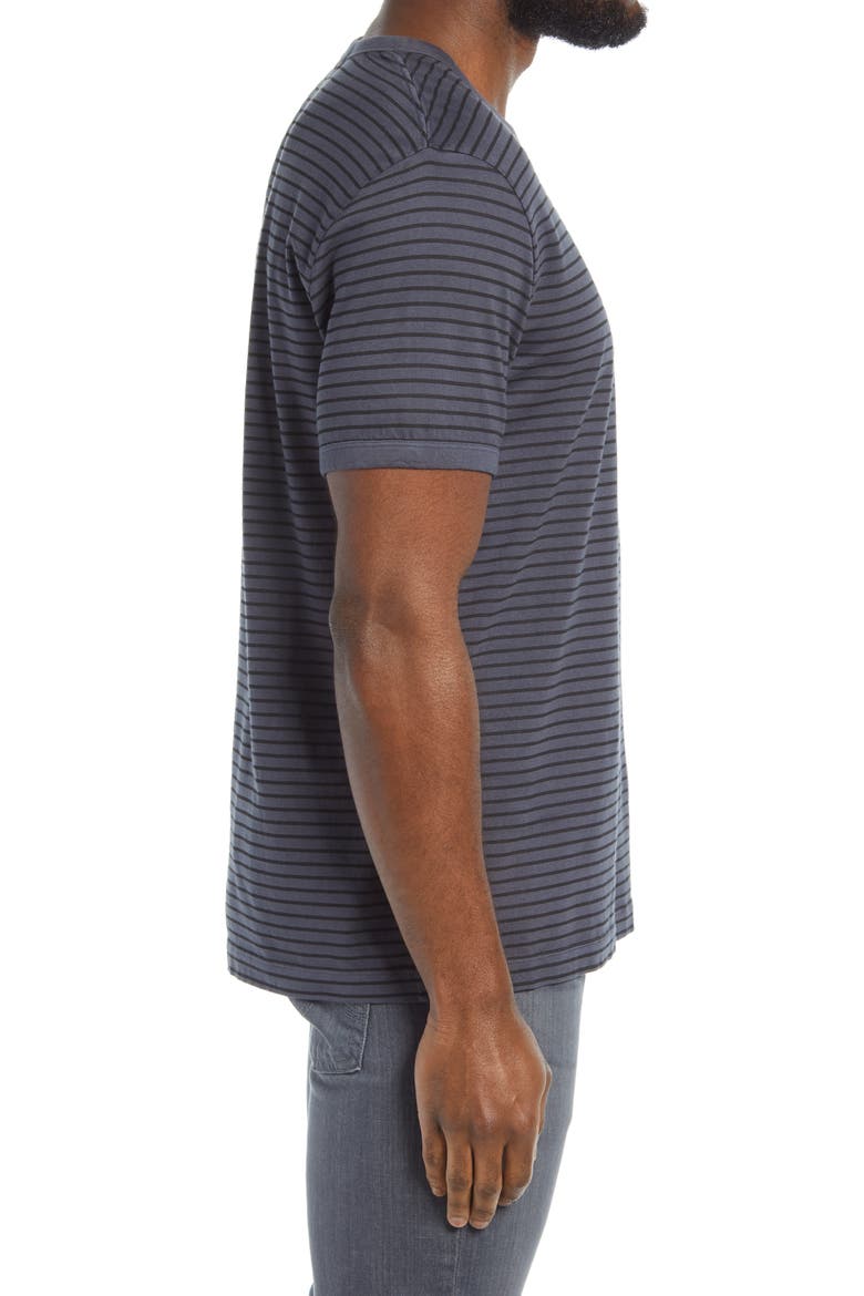 Overdye Stripe Pocket T-Shirt, Alternate, color, UTILITY BLUE