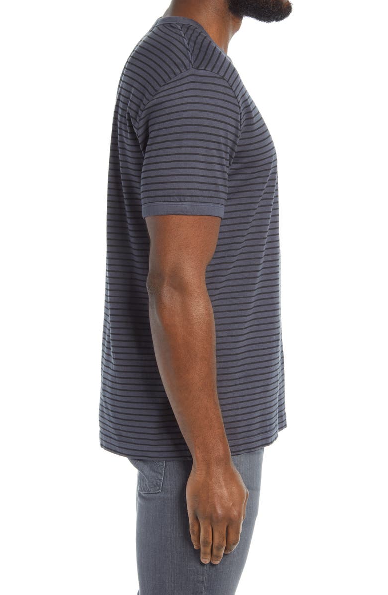 French Connection Overdye Stripe Pocket T-Shirt, Alternate, color,