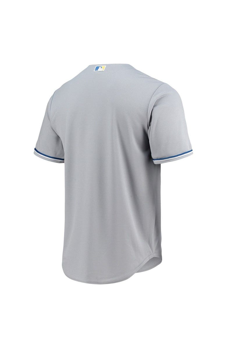 MAJESTIC Men's Majestic Gray Kansas City Royals Team Official Jersey, Alternate, color, Gray