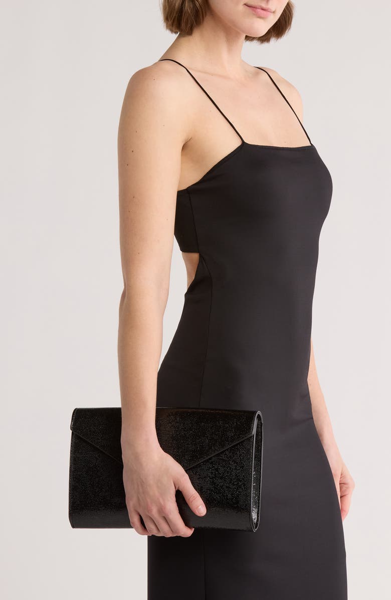 URBAN EXPRESSIONS HANDBAGS Envelope Clutch, Alternate, color, Black