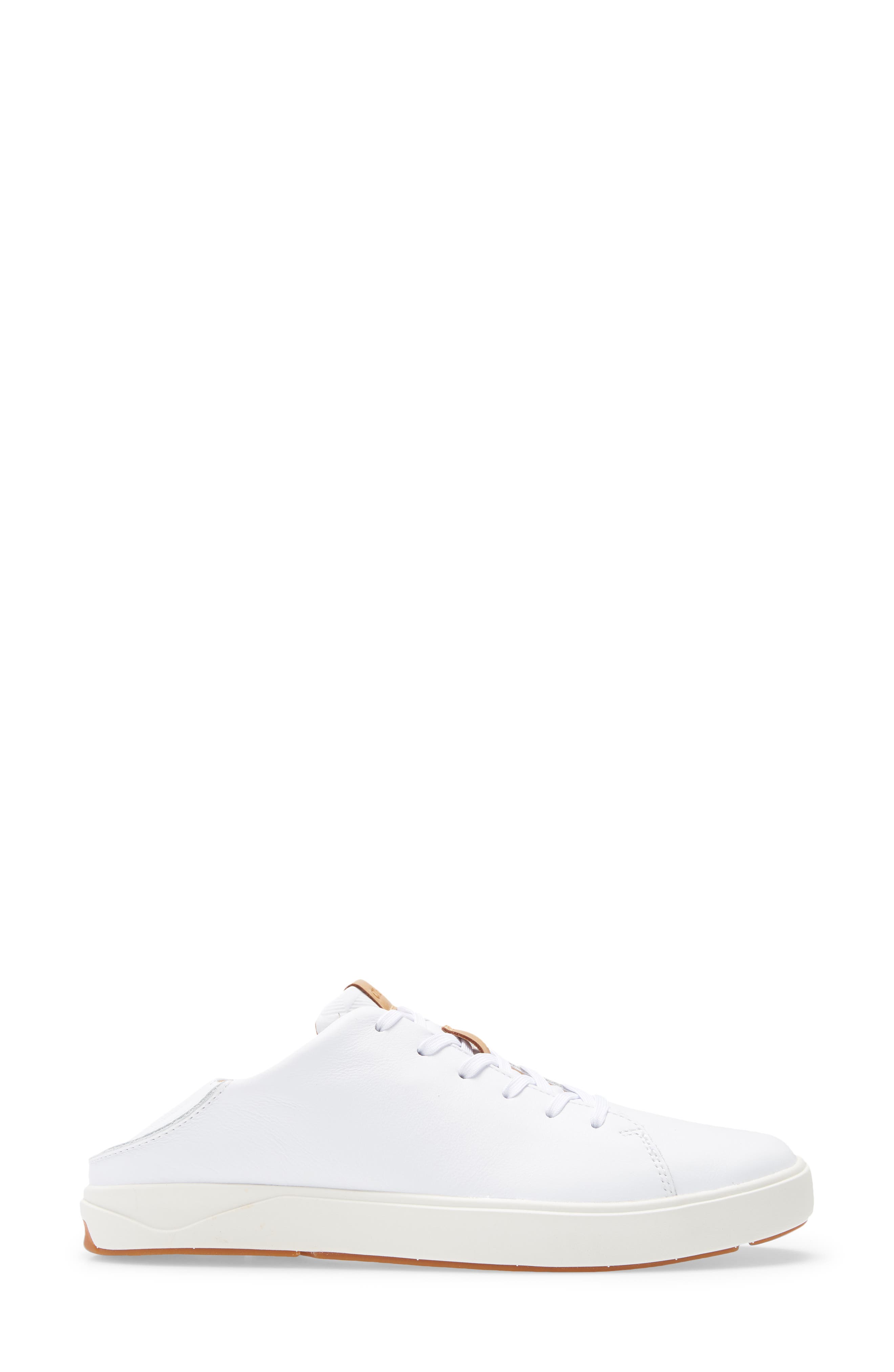 Lae‘ahi Li ‘Ili Convertible Low Top Sneaker, Alternate, color, WHITE LEATHER