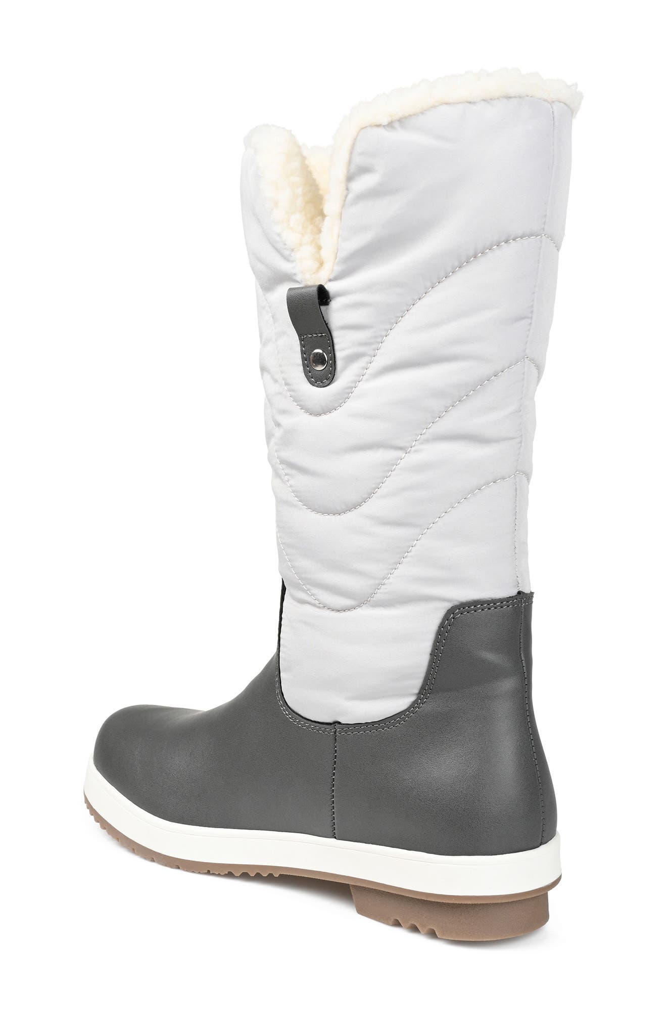 Pippah Faux Fur Lined Mid Boot, Alternate, color, GREY