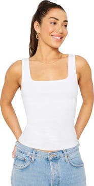 Fabletics Women's Daily Rib Square Neck Tank