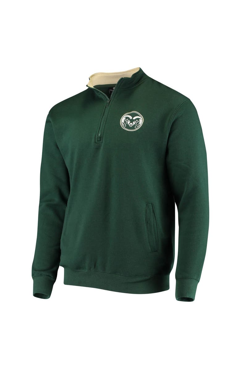 COLOSSEUM Men's Colosseum Green Colorado State Rams Tortugas Logo Quarter-Zip Pullover Jacket, Alternate, color, Green